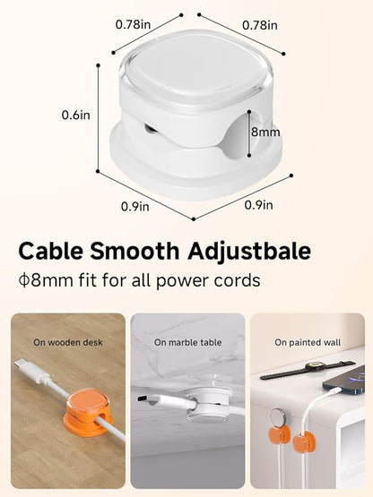 Magnetic Cable Clips, Adjustable Cord Holder Management, Adhesive Wire Keeper - Image 3