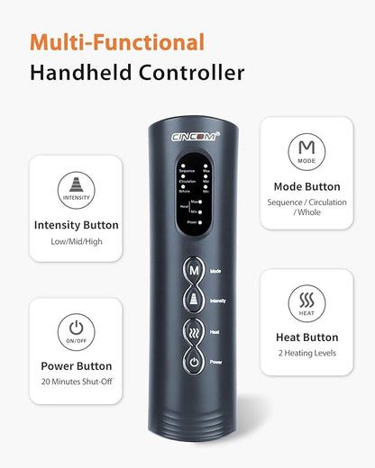 CINCOM Leg Massager with Heat and Compression, Legs Massage - Image 5