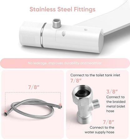 Ultra-Slim Bidet Attachment, Posterior&Feminine Wash-, Non-Electric Bidet - Image 4