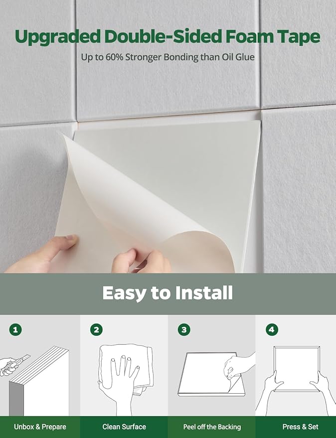 Topnaca 12 Pack Sound Proof Foam Panels - Image 8