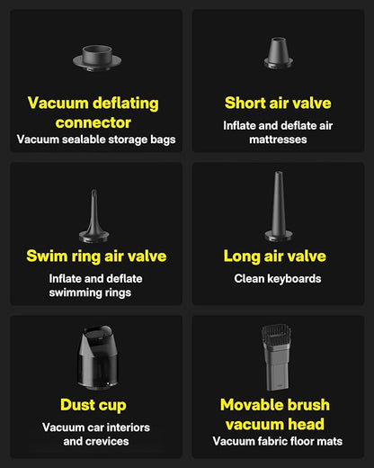 HOTO Handheld Vacuum Cleaner Cordless, Desk Vacuum Cleaner Compressed Electric - Image 9