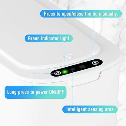 Cesun Automatic Motion Sensor Bathroom Trash Can - Image 6