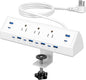 Jgstkcity 130W Desk Clamp Power Strip, 12 USB Ports, Surge Protector, ETL by Jgstkcity