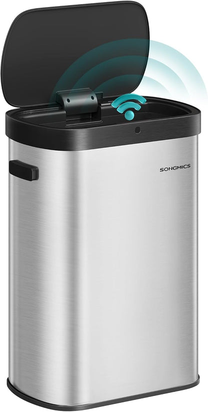 SONGMICS Motion Sensor Trash Can, 13-Gallon Automatic Garbage Can by SONGMICSbySONGMICSHOME