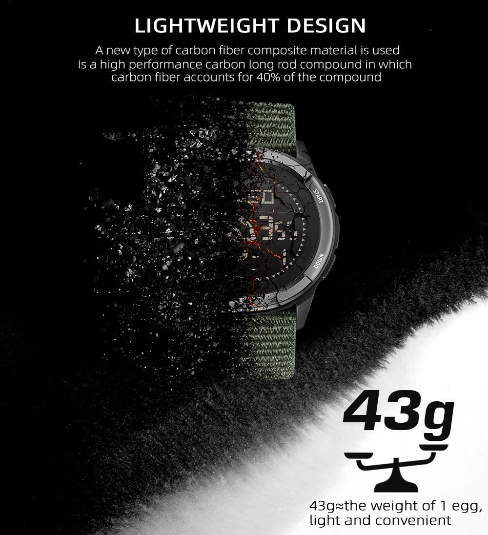 north edge alps outdoor digital compass watch for shown in use