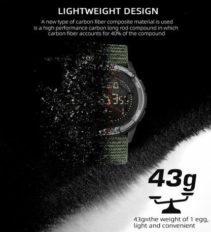 north edge alps outdoor digital compass watch for shown in use