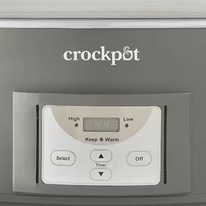 Crock-Pot Locking Lid 6qt Cook and Carry Programmable Slow Cooker Moonshine - Image 7