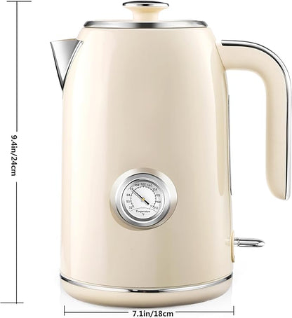 PUKOMC Electric Kettle, 1.7L Stainless Steel Tea Kettle - Image 7