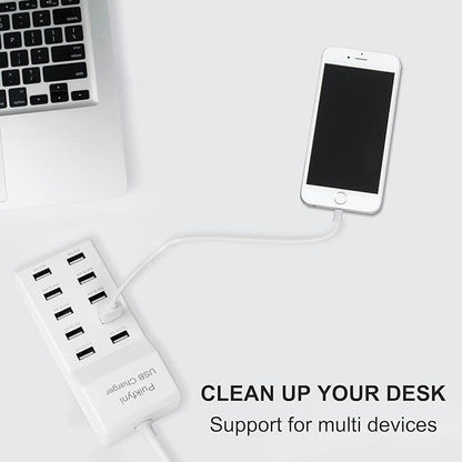 2 Pack 10-Ports USB Charger Station, Power Strips - Image 5