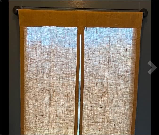 YYST Type A 16"-39.5" Magnetic Curtain Rod for Metal Door,Magnetic Window Café, French Door Sash Rod W Magnets (Black -1)