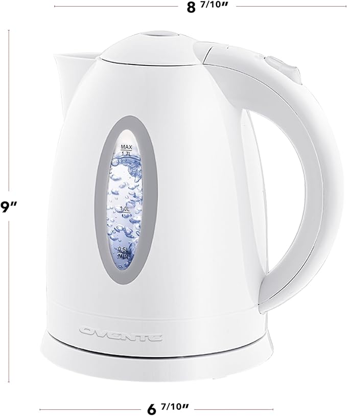 OVENTE Electric Kettle, 1.7L Fast Boiling Water Heater - Image 10