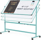 Rolling Whiteboard, 48x32 Inches Dry Erase Board by Tankee