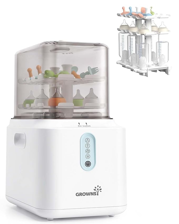 Grownsy 3 Layers Large Capacity Bottle Sterilizer and Dryer, 45% Faster by GROWNSY