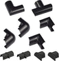D-Line Medium Cable Raceway Accessory Pack, Join 1.18in x 0.59in Cord Cover by D-LineUSAinc