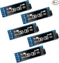 Hosyond 5 Pcs 0.91 Inch I2C OLED Display Module IIC OLED Screen DC 3.3V~5V by Hosyond