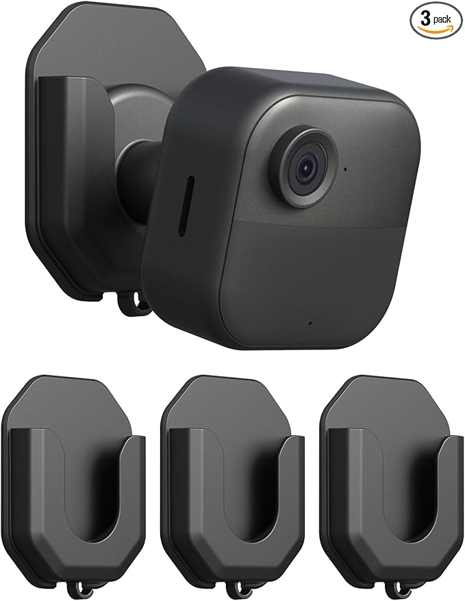 3 Pack Blink Camera No Drill No Screws Wall Mount Bracket by KMOUANTS