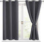 Hiasan Short Blackout Curtains for Bedroom by Hiasan