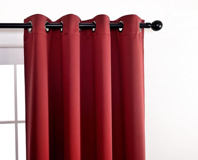 MIUCO Room Darkening Grommet Blackout Curtains - Image 6