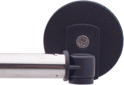 YYST Type A 16-28" Strong Magnetic Curtain Rod, cafe,Sash Rod W/Magnet (Black-1)
