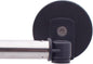 YYST Type A 16-28" Strong Magnetic Curtain Rod, cafe,Sash Rod W/Magnet (Black-1)