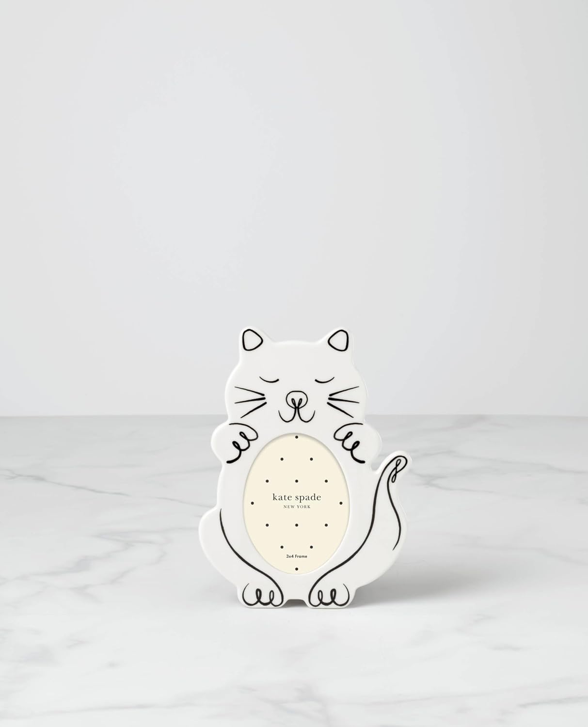 kate spade new york Wild Things 4x3 Cat Picture Frame