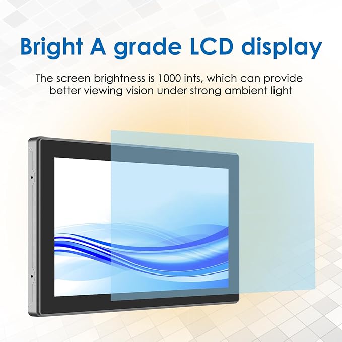 13.3 Inch 1000 Nits High Brightness 10 Points Open Frame Touch Display - Image 4