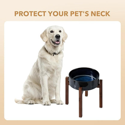 Ceramic 8.2inch Raised Dog Bowl Set, Elevated - Image 6