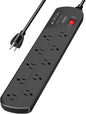 Extension Cord with Multiple Outlets, Surge Protector Power Strip with USB by nikleb