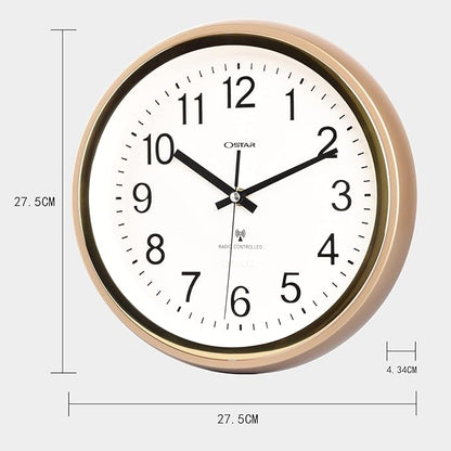 OSTAR Atomic Wall Clock, 11 Inch Round Battery Operated Clock - Image 6