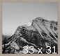 Frame It Easy 33 x 31 Rustic Gray Wood Frame by FrameItEasy