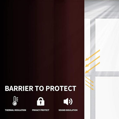 Easy-Going Blackout Curtains for Bedroom, Solid Thermal Insulated Grommet and - Image 2