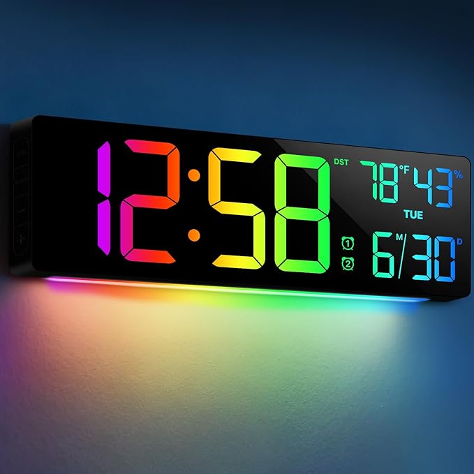 18.5" Large Digital Wall Clock by Tarinks