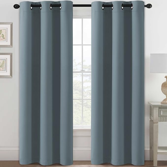 H.VERSAILTEX Blackout Curtains for Bedroom Thermal Insulated Room Darkening by HVERSAILTEX