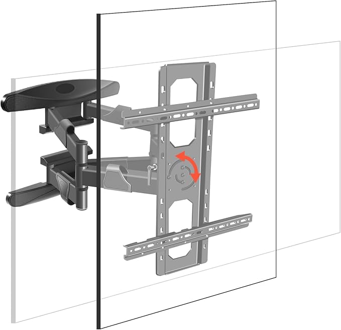 WANDEMEI Rotating TV Mount for 40-75 Inch LCD LED OLED Screen, Vertical and - Image 6