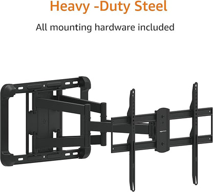 Amazon Basics Heavy Duty Extension Dual Arm, Full Motion Articulating TV Mount - Image 4