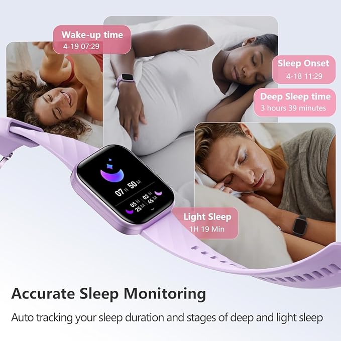 FITVII Health & Fitness Tracker, Smart Watch - Image 4