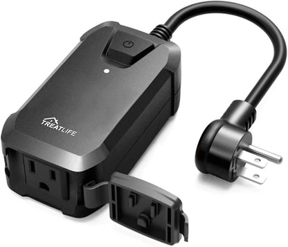 TREATLIFE Smart Dimmer Plug Outdoor Smart Plug Works by TREATLIFE
