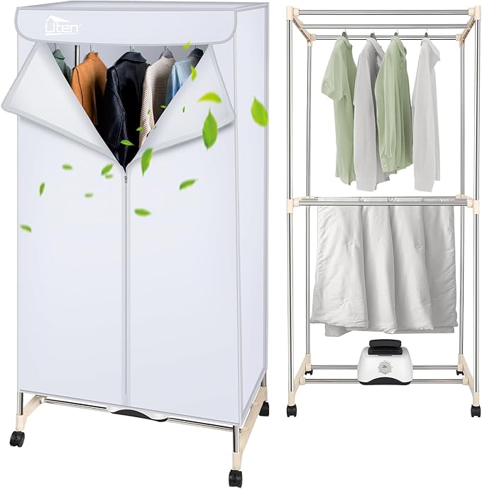 Uten Clothes Dryer Machine, Laundry Drying Wardrobe by UTENHOMEGOODSCENTER