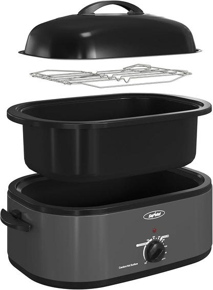 Sunvivi 22lb 18-Quart Electric Roaster Oven by WeGetLife