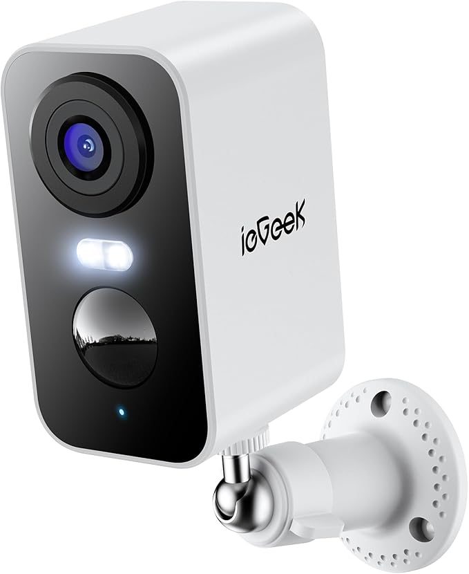 ieGeek Security Cameras Wireless Outdoor, 2K 3MP Battery Powered WiFi Security by ieGeek