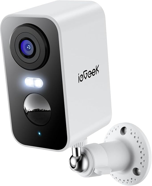 ieGeek Security Cameras Wireless Outdoor, 2K 3MP Battery Powered WiFi Security by ieGeek