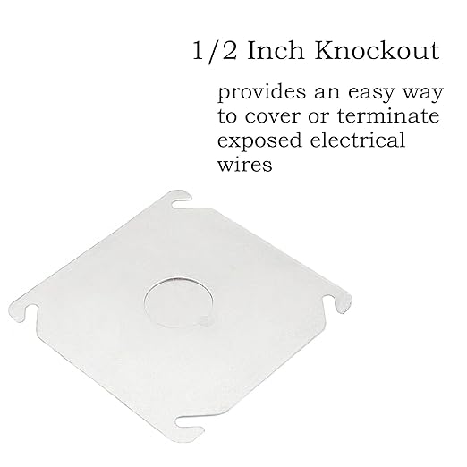4 Packs Square Electrical Box Cover - Image 4