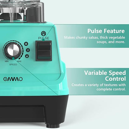 OMMO Blender 1800W, Professional High Speed Countertop Blender - Image 3