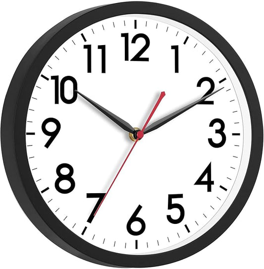 AKCISOT 12 Inch Wall Clock Silent Non-Ticking Modern Wall Clocks Battery by Akcisot
