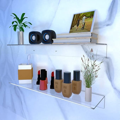 24 Inches Clear Floating Shelves - Image 5