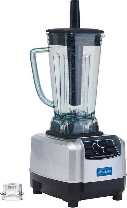 Winco XLB-1000 68 oz. Commercial Electric Accelmix 2 HP Blender - 120V - Image 2