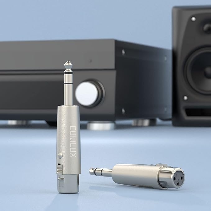 Cubilux Balance 1/4” Male to XLR Female Converter, XLR to 6.35mm TRS Stereo - Image 6