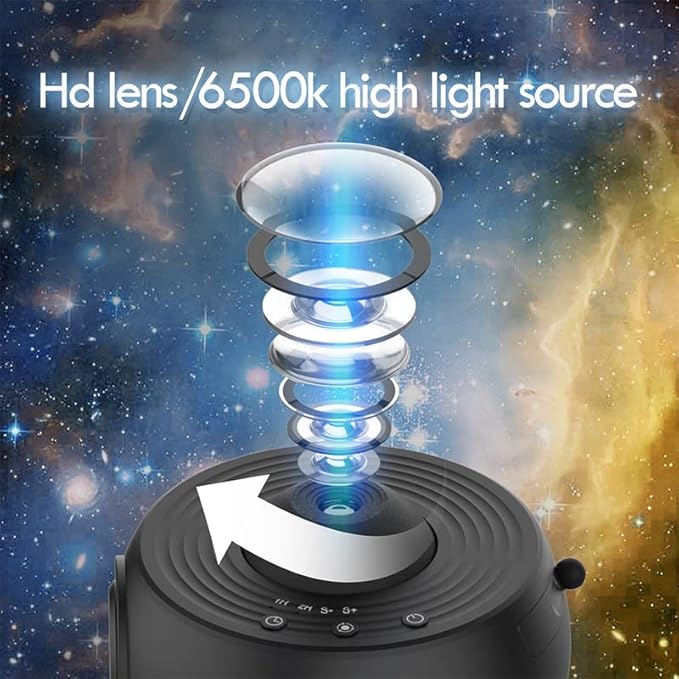 Planetarium Star Projector, Rusoso Galaxy Projector, 13 in 1 Film Discs - Image 4