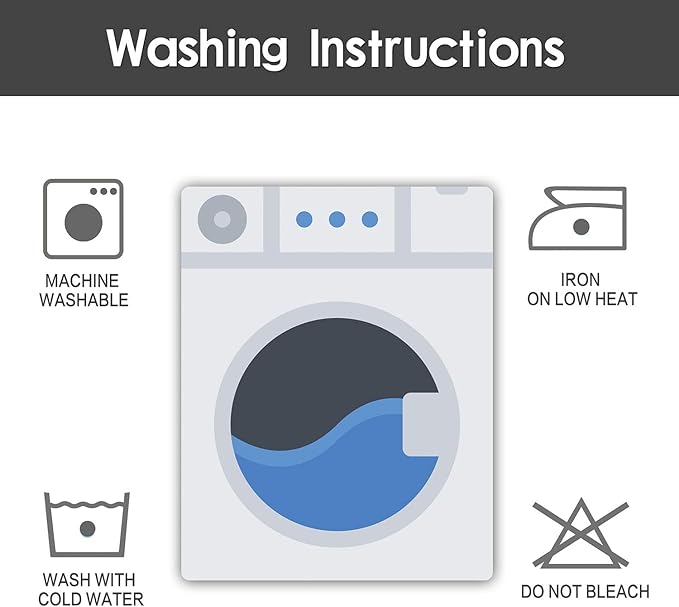 DWCN Light Blue Curtains for Bedroom, Room Darkening Thermal Insulated Light - Image 7