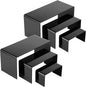 Chuangdi 2 Sets Acrylic Display Risers, Product Stand, Jewelry Display Riser by Chuangdi